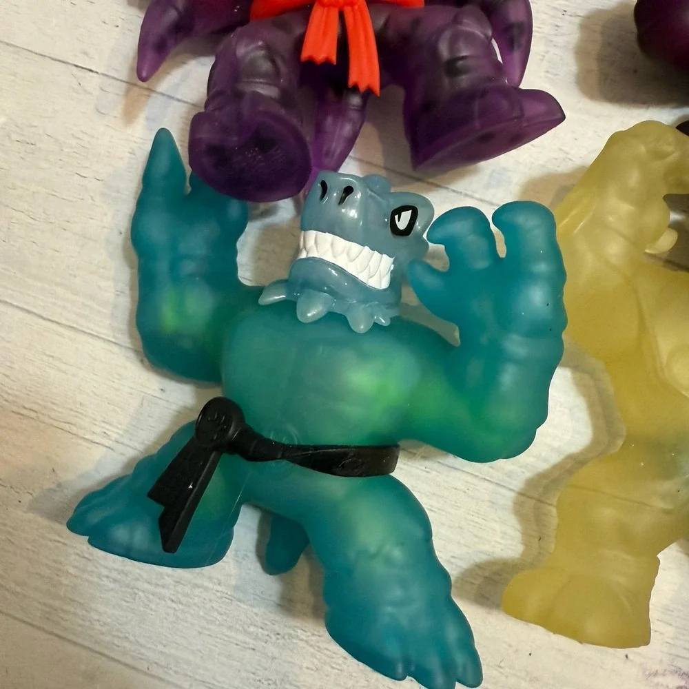 Goo Jit Zu squishy figures Lot‎ Of 6 toys
